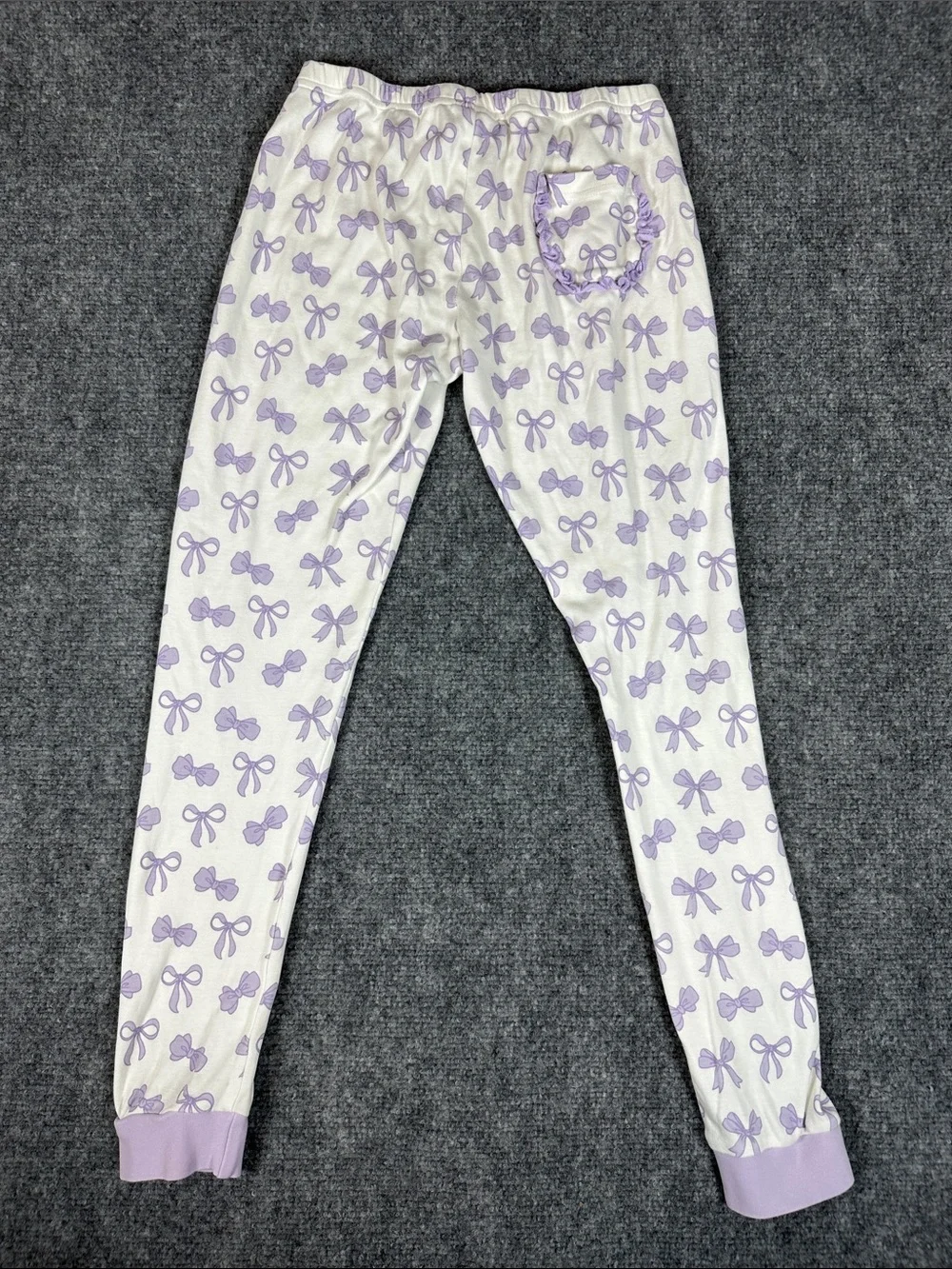 Eyelet & Ivy Wandering Bows Pajama Pants Pima Cotton Girl’s Size 14